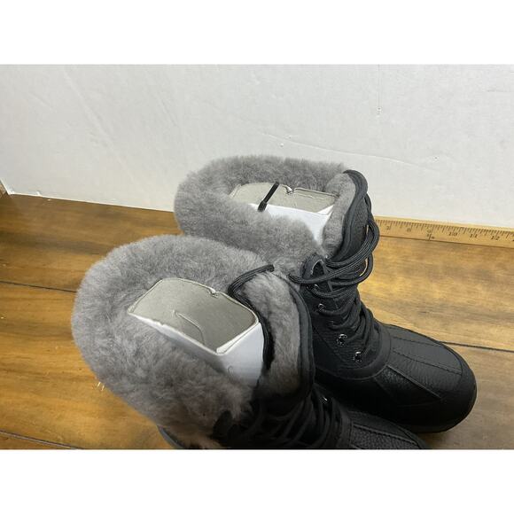 UGG Women’s Adirondack III, Black Winter Boots, Size 6 NIB - Picture 6 of 13